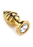 Mr. Steel Twister Butt Plug Small Gold 2,5 cm
