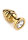 Mr. Steel Twister Butt Plug Small Gold 2,5 cm