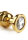 Mr. Steel Twister Butt Plug Small Gold 2,5 cm