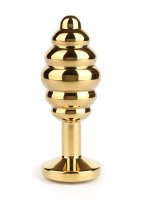 Mr. Steel Twister Butt Plug Large Gold 3,8 cm