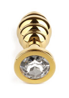 Mr. Steel Twister Butt Plug Large Gold 3,8 cm