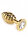 Mr. Steel Twister Butt Plug Large Gold 3,8 cm