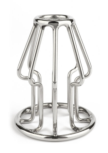 Mr. Steel Trapezoid Anal Plug Small Silver