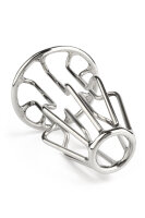 Mr. Steel Trapezoid Anal Plug Small Silver