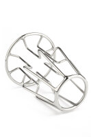 Mr. Steel Trapezoid Anal Plug Large Silver