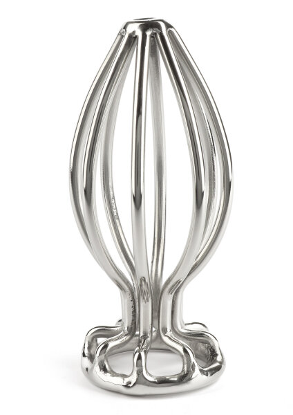 Mr. Steel Round Wire Plug Medium Silver