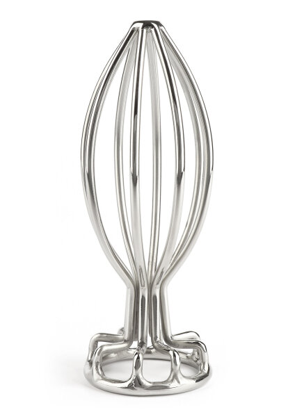 Mr. Steel Round Wire Plug Large Silver