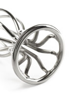 Mr. Steel Round Wire Plug Large Silver