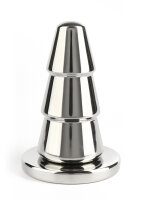 Mr. Steel Advanced Cone Butt Plug Silver 5,5 cm