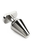 Mr. Steel Heavy Steel Butt Plug Medium Silver 3,8 cm