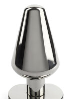Mr. Steel Heavy Steel Butt Plug Medium Silver 3,8 cm