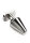 Mr. Steel Heavy Steel Butt Plug Medium Silver 3,8 cm