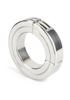 Mr. Steel Hinged Magnetic Cockring 45 mm Silver
