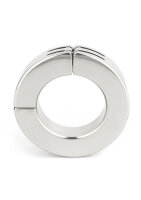 Mr. Steel Hinged Magnetic Cockring 45 mm Silver