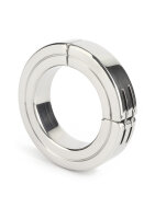 Mr. Steel Hinged Magnetic Cockring 50 mm Silver