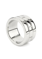 Mr. Steel The Wall C-Ring 40 mm Silver