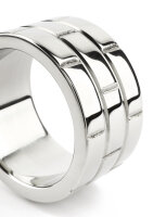 Mr. Steel The Wall C-Ring 40 mm Silver