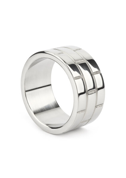 Mr. Steel The Wall C-Ring 45 mm Silver
