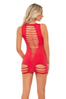 Cant Commit Dress Red Onesize - Queensize