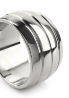 Mr. Steel Oval Barrel C-Ring 45 mm Silver
