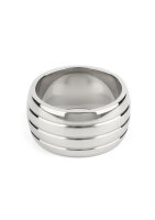 Mr. Steel Oval Barrel C-Ring 50 mm Silver