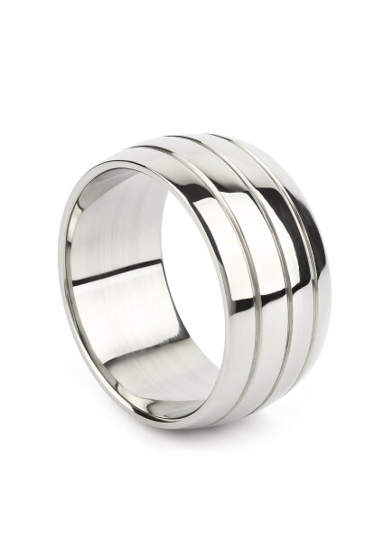 Mr. Steel Oval Barrel C-Ring 55 mm Silver