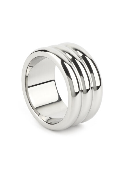 Mr. Steel Elegant Deep C-Ring 40 mm Silver