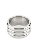 Mr. Steel Elegant Deep C-Ring 40 mm Silver