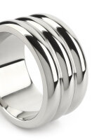 Mr. Steel Elegant Deep C-Ring 40 mm Silver