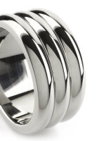 Mr. Steel Elegant Deep C-Ring 45 mm Silver