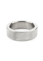Mr. Steel CrissCross C-Ring 40 mm Silver