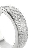 Mr. Steel CrissCross C-Ring 40 mm Silver