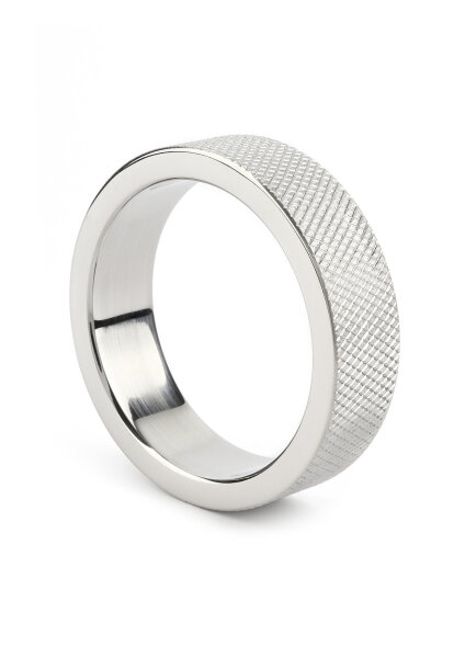 Mr. Steel CrissCross C-Ring 45 mm Silver