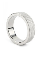 Mr. Steel CrissCross C-Ring 45 mm Silver