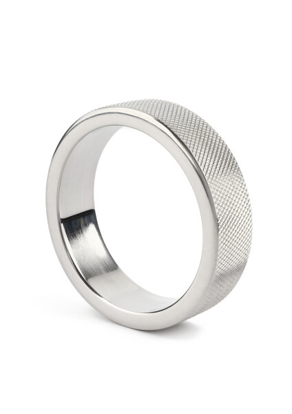 Mr. Steel CrissCross C-Ring 50 mm Silver