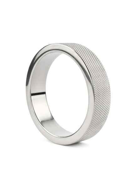 Mr. Steel CrissCross C-Ring 55 mm Silver