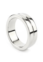 Mr. Steel Single Grooved C-Ring 40 mm Silver