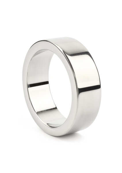 Mr. Steel Wide Band C-Ring 40 mm Silver