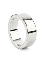 Mr. Steel Wide Band C-Ring 40 mm Silver