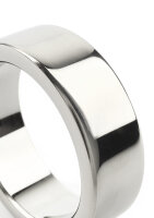 Mr. Steel Wide Band C-Ring 40 mm Silver