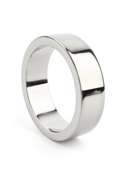Mr. Steel Wide Band C-Ring 45 mm Silver