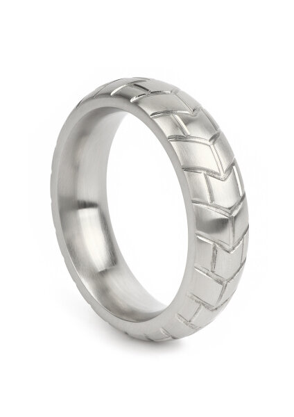 Mr. Steel MeGa Tire C-Ring Satin 50 mm Silver