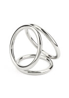 Mr. Steel Triad Chamber C-Ring Large Silver
