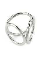 Mr. Steel Triad Chamber C-Ring Large Silver