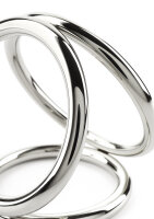 Mr. Steel Triad Chamber C-Ring Large Silver