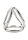 Mr. Steel Triad Chamber C-Ring Large Silver