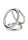 Mr. Steel Triad Chamber C-Ring Small Silver