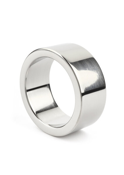 Mr. Steel Mega Wide Band C-Ring 40 mm Silver