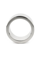 Mr. Steel Mega Wide Band C-Ring 40 mm Silver