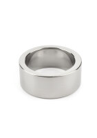 Mr. Steel Mega Wide Band C-Ring 40 mm Silver
